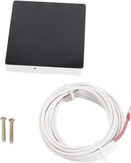 Slimme Thermostaat - Temperatuurregelaar App - Energie Besparen - Wekelijks Programmeerbaar - 86 x 86 mm - Wit — thumbnail 1