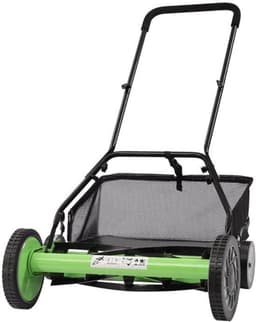 Handgrasmaaier – Handmaaier – Kooimesmaaier – Duwgrasmaaier – Gazonmaaier – 50,8 cm Maaibreedte – 9 Instelbare Maaihoogtes – 65-Mangaan Stalen Messen – Met Opvangzak – Groen — thumbnail 1