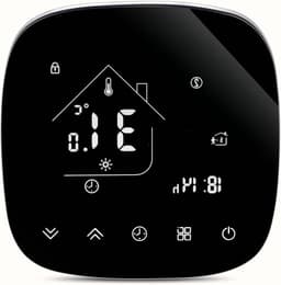 Slimme Thermostaat - Verwarming Bediening - Comfort Verhoging - App en Stembediening - 220 Volt - Wit — thumbnail 1