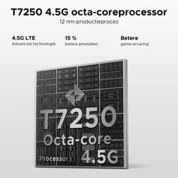 DOOGEE Blade 10 Pro Energy 4.5G - Robuuste Telefoon - Smartphone - Android 16 - 6150mAh/18W - 10.7mm - 50MP Camera - Gemini AI - UNISOC T7250 - 12 GB RAM+128 ROM（2TB/TF) - 6,56-inch HD+ 90Hz - Widevine L1 - Face ID - NFC - Drie sleuven - Zilver — thumbnail 5
