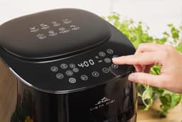 Heteluchtfriteuse - Airfryer - Gezond Frituren - Met Kijkvenster - 43 Liter - Zwart — thumbnail 4