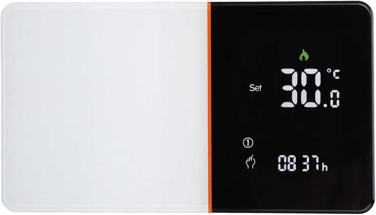 Slimme Thermostaat - Temperatuurregelaar Wifi - Energie Besparen - Spraakbesturing - AC 95-240V - Wit — afbeelding 1