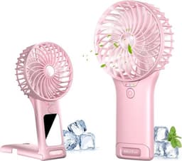 Solvix tafel ventilator geluidloos - Draagbare Ventilator - Zwart - USB Oplaadbaar - Stille Werking - Voor Buiten en Thuis — thumbnail 5