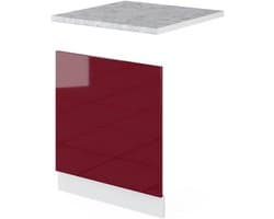 Keukenmodule Vaatwasser - Keukenkast Deksel - Keuken Organiseren - Modulair Systeem - 60 cm Diep - Zwart