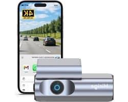 Dashcam 4K - Auto Camera - Veilig Rijden - 123° Groothoeklens - 2160P Resolutie - Zwart