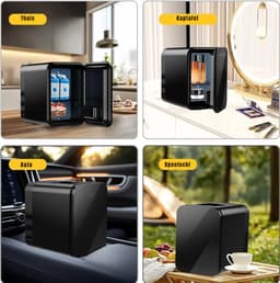SP® Mini Koelkast - 4L Capaciteit - Minibar - Skincare Koelkast - Zwart - 25cm x 19cm x 26cm — thumbnail 4
