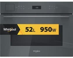 Whirlpool WCT7A9PHTSSG Zwart, Grijs Combinatiemagnetron Ingebouwd 53 l 950 W