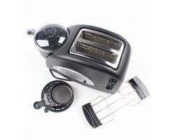 Multifunctionele Broodbakmachine - Ontbijtstation Keukenapparaat - Thuisgebruik Ontbijt - Broodrooster Stoomkoker - 1200W - Roestvrij Staal