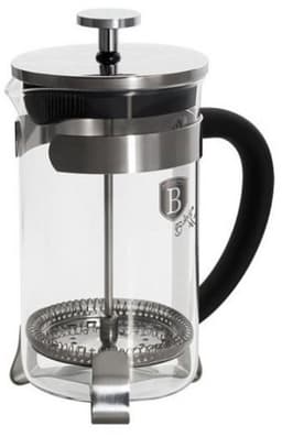 Merkloos Koffie & Theepot 800ml - Stijlvol Glas met RVS — thumbnail 5