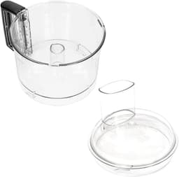 Mengkom met Deksel - Reservekom Keukenmachine - Koken en Bakken - Compatibel Vervangingsonderdeel - Voor 4200 XL - Transparant — thumbnail 1