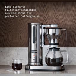 Koffiezetapparaat - Filterkoffie machine - Verse koffie zetten - Druppelvrije schenktuit - 125 Liter - Staal — thumbnail 4