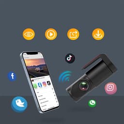 Dashcam-Voorkant - 1080P Mini-WiFi-Dashcam - Autocamera - Super Nachtzicht App-Bediening G-Sensor — thumbnail 5