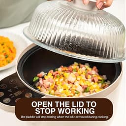 Automatische kookmachine - Keukenrobot - Moeiteloos koken - 360 graden verwarming - 35 liter inhoud - Zwart — thumbnail 4