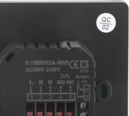 Slimme Thermostaat - Verwarmingscontroller - Energie Besparen - App Bediening - 41x86x86mm - Zwart — thumbnail 3