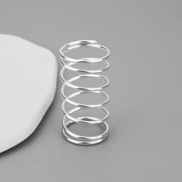 Maaier Onderdelen - Vervangingsveren - Gazononderhoud - Roestvrij Staal - 4 Stuks - Zilver — thumbnail 2