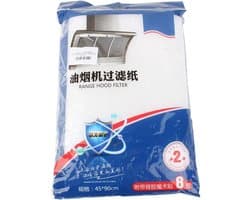 Grease Filters Paper, 2pcs Cooker Hood Paper Hood Cooker Hood Kitchen Tools Restaurant Cooker Cooker Smoke Range - ShopVlot
