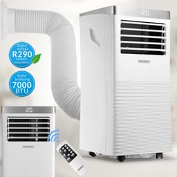 Mobiele Airco - Klimaatregelaar - Ruimte Koelen - 4in1 Multifunctioneel - 7000 BTU - Wit — thumbnail 4