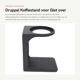 Dailygoods- Koffiestand Geschikt voor Outin Nano Koffiemachines - Drup Koffiestand - PLA Constructie - Stabiliteit - Nauwkeurige Pasvorm - Lichtgewicht 215g - Koffiehouder — thumbnail 5
