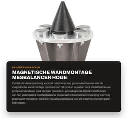 Dailygoods- Mesbalancer Hoge Precisie - Vervanging voor Troy - Magnetische Wandmontage - Nauwkeurige Mesbalans - Voorkomt Onbalans - Verlengt Levensduur Maaier - Bladbalancer — thumbnail 5