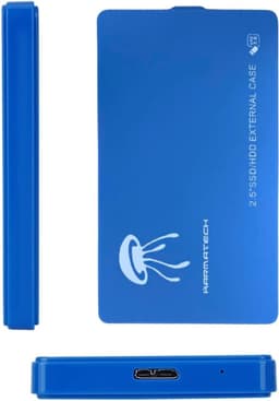 Externe harde schijf - Opslagapparaat - Bestanden Opslaan - Gereviseerd product - 500 GB - Blauw — thumbnail 2