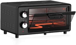Heteluchtfriteuse Oven - Mini Oven Airfryer - Gezond Koken - 360 Graden Luchtcirculatie - 15 Liter - Zwart — thumbnail 1