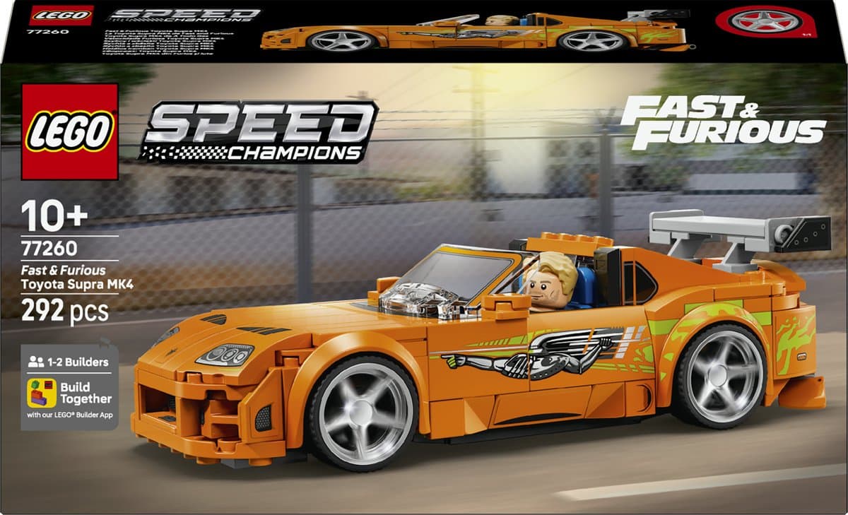 LEGO Speed Champions - The Fast and The Furious Toyota Supra MK4 Constructiespeelgoed — afbeelding 1