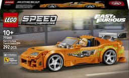 LEGO Speed Champions - The Fast and The Furious Toyota Supra MK4 Constructiespeelgoed — thumbnail 1
