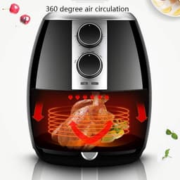 Airfryer Oven - Heteluchtoven - Gezond Koken - 360 Graden Circulatie - 3.3 Qt - Zwart — thumbnail 3