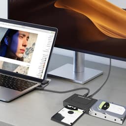 Hard Drive Adapter 6Gbps USB 3.1 naar IDE/SATA voor 2.5/3.5 inch HDD met Voeding en SATA Kabel voor Windows 11/10/8/7/XP/Vista — thumbnail 5