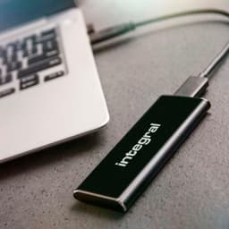 Externe SSD - Portable Schijf - Snelle Data Opslag - USB-C 3.2 Gen 2 - 1 TB - Zilver — thumbnail 2