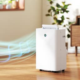 Mobiele Airco 12.000 BTU - 4-in-1 Smart Airconditioning met WiFi & Spraakbesturing - Koelen, Ontvochtigen, Ventileren - Inclusief Raamafdichting — thumbnail 2