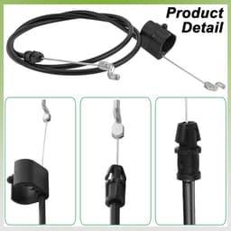 Dailygoods- Motorcontrolekabel Reserveonderdeel - Compatibel met Craftsman/Husqvarna/Poulan - Voor Roper/Weed Eater - Geschikt voor grasmaaier - Onderdeelnummer 183281/198463 - Grasmaaierkabel — thumbnail 4