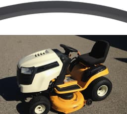 Dailygoods- V-riem 122x1/2" - compatibel met Cub Cadet i1046/LT 1045/LT 1046 - schokbestendig - bordaandrijfsysteem - motorvermogen overbrengen - soepel maaien - Grasmaaier Riem — thumbnail 3