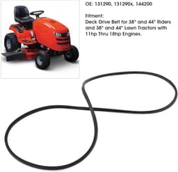 Dailygoods- Aandrijfriem Rubber - Grasmaaierriem - Dek Aandrijfriem - 88 Inch x 1/2 Inch - Voor 38/44 Inch Rijders - Schokbestendig - Grasmaaier Riem — thumbnail 3