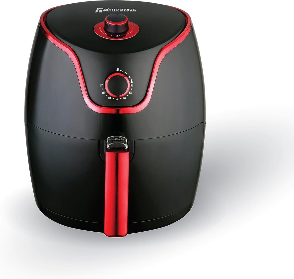 Olievrije Airfryer - Hete Lucht Frituurpan - Gezond Koken - Grote Capaciteit - 7.1 Liter - Zwart — afbeelding 1