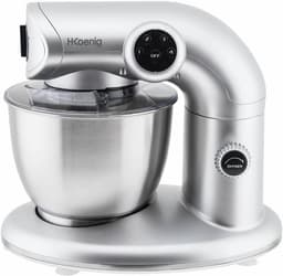 Keukenmachine - Mixer Deeg - Bakken En Koken - Krachtige 1000W Motor - 5.5 Liter Kom - Grijs — thumbnail 3