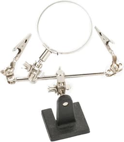 Vergootglas met 3x vergroting en verstelbare hoek, metalen basis voor nauwkeurige printplaatreparatie en chipdetectie, inclusief optische lens en Nederlandse handleiding — thumbnail 3