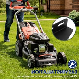 Trekker met aanhanger en kogelkop, universele trekhaak voor grasmaaier en tuinmachines, 7.5-15.2 cm houder — thumbnail 3