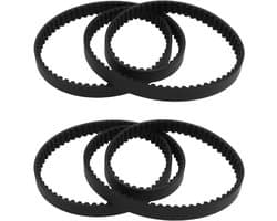 Aandrijfriem Keukenmachine - Tandriem Mixer - Vervangen Versleten - Duurzaam Rubber - 486 mm Omtrek - Zwart