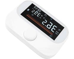 Slimme Thermostaat - Temperatuurregelaar Verwarming Besturing - Energie Besparen - Draadloze Installatie - 984ft Bereik - Wit