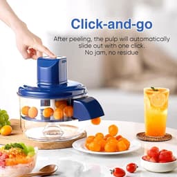 Elektrische Schilmachine - Fruit Peel - Keuken Hulp - 50W Borstelloze Motor - 23x20.3 cm - Zwart — thumbnail 5