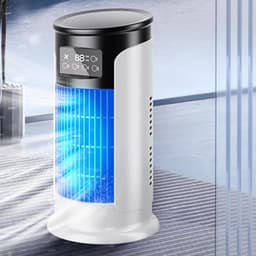 Airco Ventilator - Persoonlijke Koeler - Ruimte Verkoeling - Stille Werking - 300ml Tank - Wit — thumbnail 5