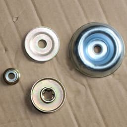 4 stuks vervangende metalen tandwielkast moer bevestigingsset voor bosmaaier, strimmer, grasmaaier, bosmaaier — thumbnail 4