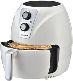 Friteuse zonder olie - Airfryer hetelucht - Gezond bakken - Snelle bereiding - 3 Liter - Wit — thumbnail 3