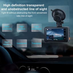 Cosensi - Dailygoods - Dailygoody - auto-camera-accessoires - antistatische folies - helder zicht - transparant - statische stickers - geschikt voor dashcams — thumbnail 5