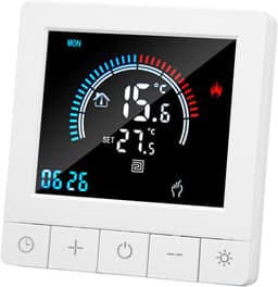 Slimme Thermostaat - Vloerverwarming Bediening - Temperatuur Regelen - App Afstandsbediening - AC 90-240V - Zwart — thumbnail 5