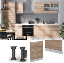 Vaatwasserfrontpaneel - Deurpaneel Vaatwasser - Keuken Integratie - Volledig Geïntegreerd - 60 cm breed - Sonoma — thumbnail 3