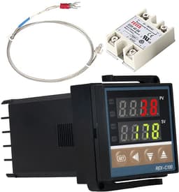 aladdien - REX-C100 LED PID-controllerkits - Digitale thermostaat - Slimme temperatuurregeling - Alarmfunctie - AC110V-240V - Geschikt voor industri.. — thumbnail 1
