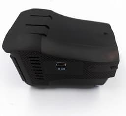 Dashcam 2-in-1 met snelheidswaarschuwing, elektronische voertuigdetector voor veilig rijden, compact, 16 x 11 x 8 cm, zwart — thumbnail 3
