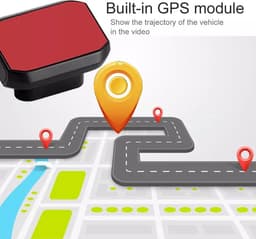 TechU™ Dashcam Camera – M14 Zwart – Dashboardcamera – App & Wifi – Full HD 1080P – GPS – 150° Wijdhoeklens – Nachtvisie – Loop recording – Bewegingssensor – G-sensor – Parkeermodus - voor auto — thumbnail 4